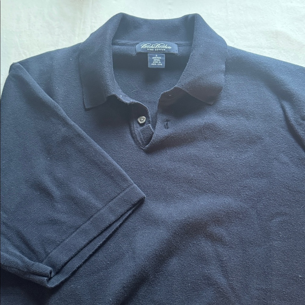 Brooks brothers bundle short sleeve “sweater” and long sleeve cotton polos L